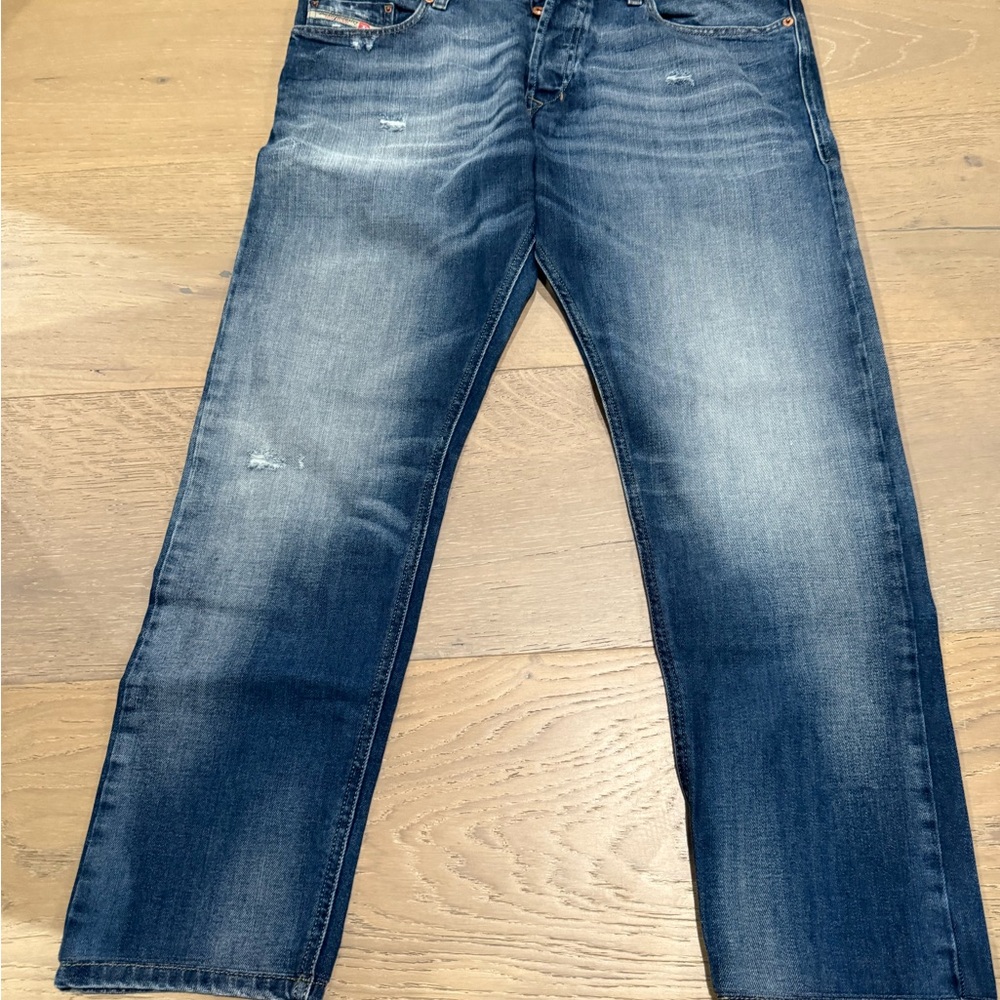 Diesel Dark Wash Straight Jeans